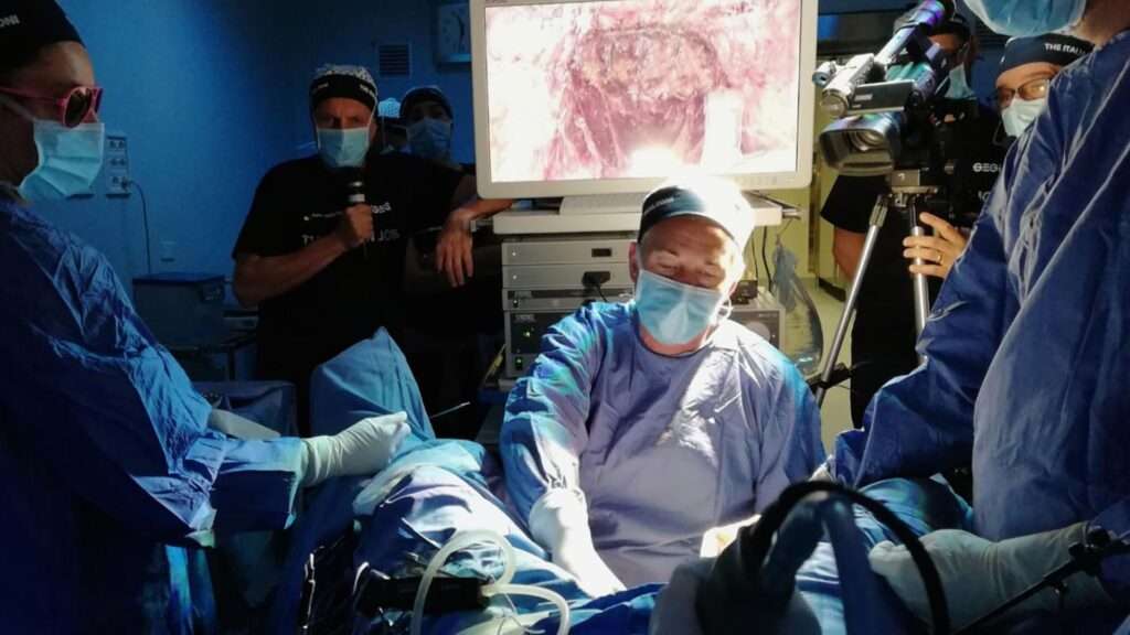 3D HD Live Surgery Broadcast